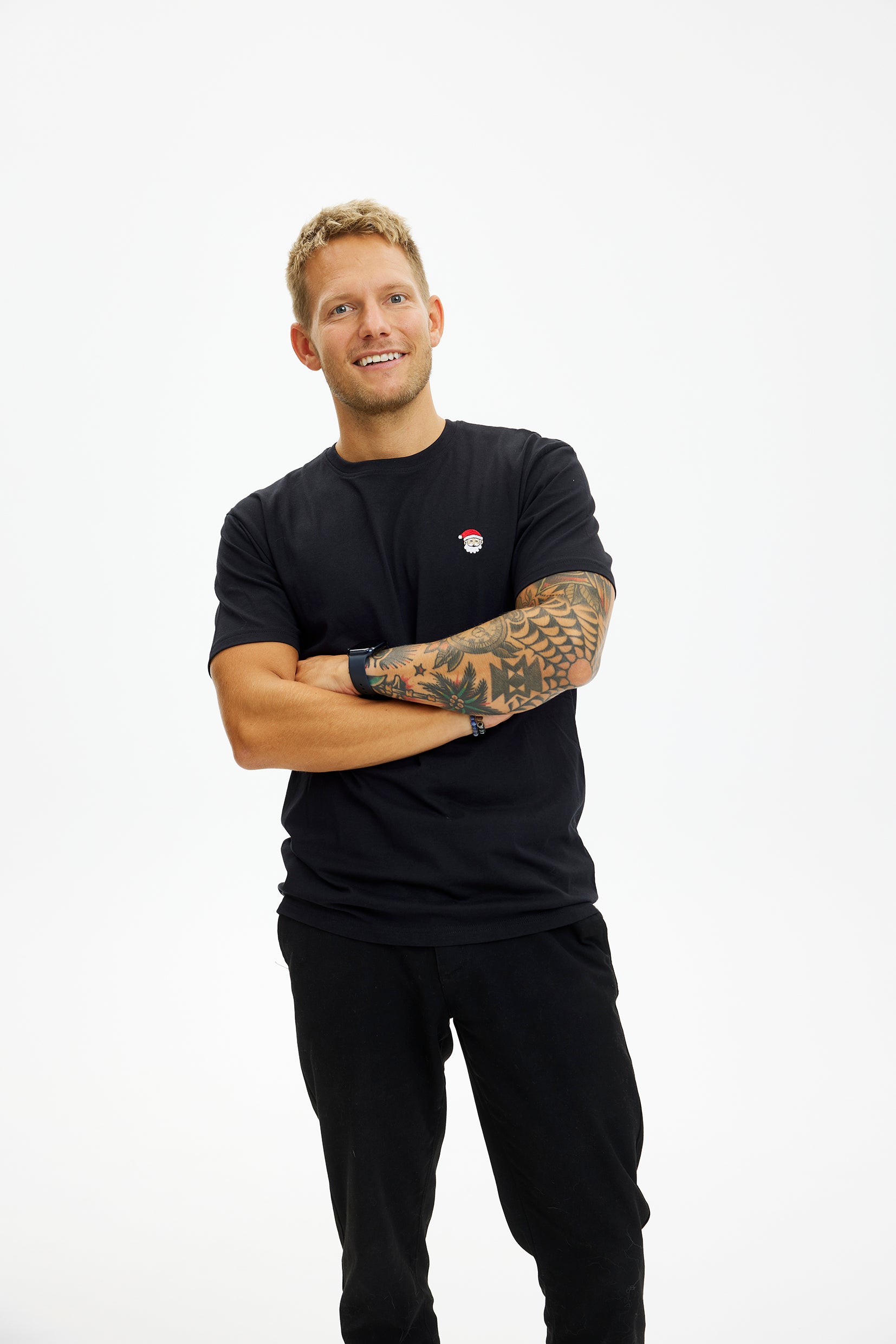 The Santa Claus T-shirt black - 24ORGA12